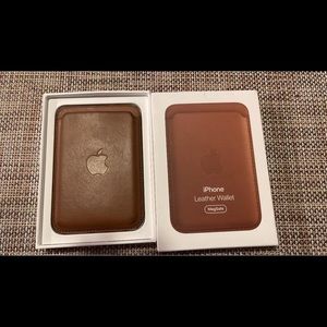 iPhone leather wallet